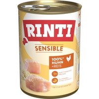 RINTI Sensible Nassfutter Hund, Adult, Dose 12x400 g Huhn und Reis