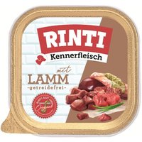 RINTI Kennerfleisch Nassfutter Hund, Adult, Schale 9x300 g Lamm