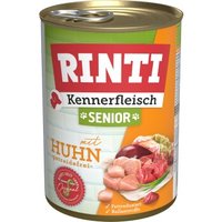 RINTI Kennerfleisch Nassfutter Hund, Senior, Dose 12x400 g Huhn