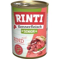 RINTI Kennerfleisch Nassfutter Hund, Senior, Dose 12x400 g Rind