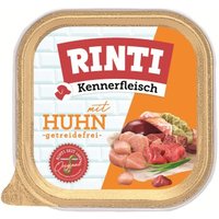 RINTI Kennerfleisch Nassfutter Hund, Adult, Schale 9x300 g Huhn