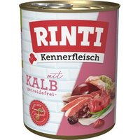 RINTI Kennerfleisch Nassfutter Hund, Adult, Dose, Kalb 36x800 g