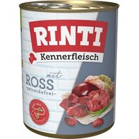RINTI Kennerfleisch Nassfutter Hund, Adult, Dose, Ross 36x800 g