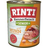 RINTI Kennerfleisch Nassfutter Hund, Senior, Dose Huhn 36x800 g