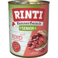 RINTI Kennerfleisch Nassfutter Hund, Senior, Dose Rind 36x800 g