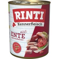 RINTI Kennerfleisch Nassfutter Hund, Adult, Dose, Ente 36x800 g