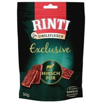 RINTI Singlefleisch Exclusive Snack Pur 2x50g Hirsch