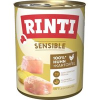 RINTI Sensible Nassfutter Hund, Adult, Dose, Huhn und Kartoffel 12x800 g