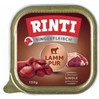 RINTI Singlefleisch Nassfutter Hund, Adult, Schale, Lamm pur 10x150 g