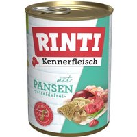 RINTI Kennerfleisch Nassfutter Hund, Adult, Dose, Pansen 12x400 g
