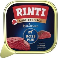 RINTI Singlefleisch Exclusive Nassfutter Hund, Adult 10x150 g Ross