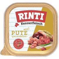 RINTI Kennerfleisch Nassfutter Hund, Adult, Schale 9x300 g Pute