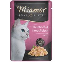 Miamor Feine Filets in Jelly Thunfisch und Krebs 96x100 g