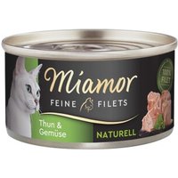Miamor Feine Filets Naturelle Thunfisch und Gemüse 48x80 g