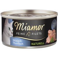 Miamor Feine Filets Naturelle Skipjack-Thunfisch 48x80 g