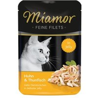 Miamor Feine Filets in Jelly Huhn und Thunfisch 96x100 g