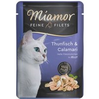 Miamor Feine Filets in Jelly Thunfisch und Calamari 96x100 g