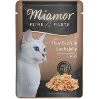 Miamor Feine Filets in Jelly Thunfisch in Lachsjelly 96x100 g