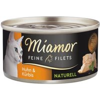 Miamor Feine Filets Naturelle Huhn und Kürbis 48x80 g