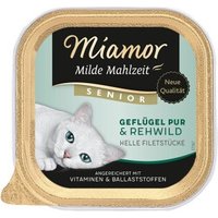 Miamor Milde Mahlzeit Senior Geflügel und Rehwild 16x100 g