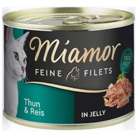 Miamor Feine Filets in Jelly Thunfisch und Reis 24x185 g