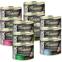 Miamor Feine Filets naturell Mixpaket 12x156g