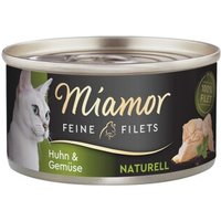 Miamor Feine Filets Naturelle Huhn und Gemüse 48x80 g