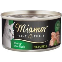 Miamor Feine Filets Naturelle Bonito-Thunfisch 48x80 g
