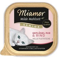 Miamor Milde Mahlzeit Senior Geflügel und Rind 16x100 g