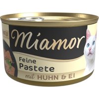Miamor Feine Pastete Katze Nassfutter Adult Huhn mit Ei 12x85 g