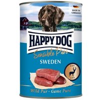 HAPPY DOG Sensible Pure Nassfutter Hund Adult 6x400 g Wild