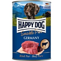 HAPPY DOG Sensible Pure Nassfutter Hund Adult 6x400 g Rind