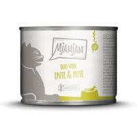 MjAMjAM Nassfutter Katze Adult, Duo 6x200 g Ente und Pute