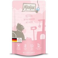 MjAMjAM Nassfutter Katze Kitten, Quetschie, Huhn mit Lachsöl 12x125 g