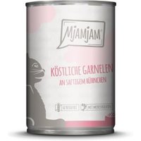 MjAMjAM Nassfutter Katze Adult 6x400 g Garnelen und Huhn