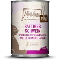 MjAMjAM Nassfutter Katze Adult, Purer Fleischgenuss 6x400 g Schwein