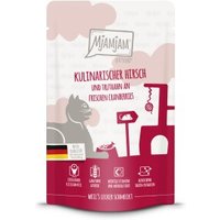 MjAMjAM Nassfutter Katze Adult, Quetschie, Truthahn und Hirsch 12x125 g