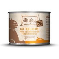 MjAMjAM Nassfutter Katze Adult, Purer Fleischgenuss 6x200 g Huhn