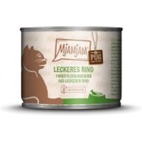 MjAMjAM Nassfutter Katze Adult, Purer Fleischgenuss 6x200 g Rind
