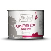 MjAMjAM Nassfutter Katze Adult 6x200 g Truthahn und Hirsch