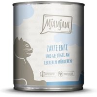 MjAMjAM Nassfutter Katze Adult 6x800 g Ente und Geflügel