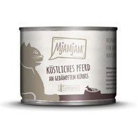 MjAMjAM Nassfutter Katze Adult 6x200 g Pferd und Kürbis