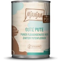 MjAMjAM Nassfutter Katze Adult, Purer Fleischgenuss 6x400 g Pute