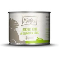 MjAMjAM Nassfutter Katze Adult 6x200 g Rind und Kürbis