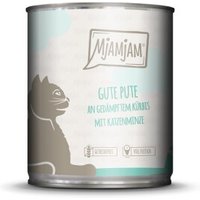 MjAMjAM Nassfutter Katze Adult 6x800 g Pute und Kürbis