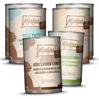 MjAMjAM Nassfutter Katze, Purer Fleischgenuss Mixpaket 6x400 g