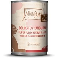 MjAMjAM Nassfutter Katze Adult, Purer Fleischgenuss 6x400 g Känguru