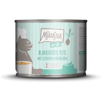 MjAMjAM Nassfutter Katze Adult, Blanchiert in Sauce 6x185 g Pute und Möhre