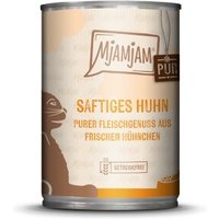 MjAMjAM Nassfutter Katze Adult, Purer Fleischgenuss 6x400 g Huhn