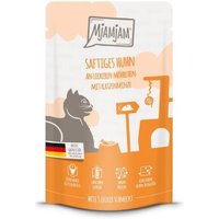 MjAMjAM Nassfutter Katze Adult, Quetschie, Huhn und Möhrchen 12x125 g